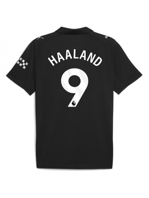 Billige Manchester City Erling Haaland #9 Bortedrakt 2025-26 Kortermet Billige Manchester City Erling Haaland #9 Bortedrakt 2025-26 Kortermet